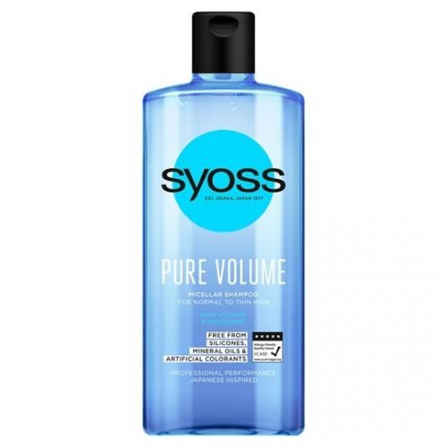 Syoss, Pure Volume,  Szampon micelarny do włosów cienkich