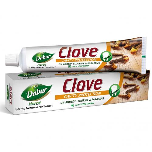 Dabur, Clove Toothpaste (Ziołowa pasta do zębów z goździkiem bez fluoru)