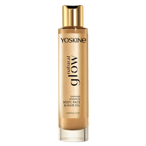 Yoskine Natural Glow Shining Godess Body Face And Hair Oil Rozświetlający Olejek Do Ciała