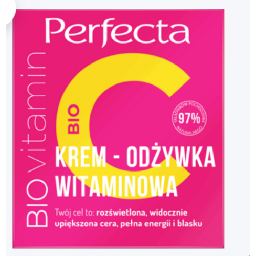 Perfecta, Bio Vitamin, Krem- odżywka witaminowa `Witamina C`