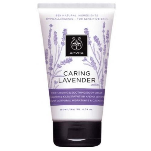 Apivita, Caring Lavender Moisturizing & Softing Body Cream (Kojąco - nawilżający krem do ciała z lawendą)