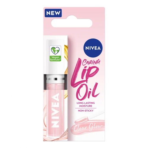 Nivea, Caring Lip Oil Clear Glow (Pielęgnujący olejek do ust)