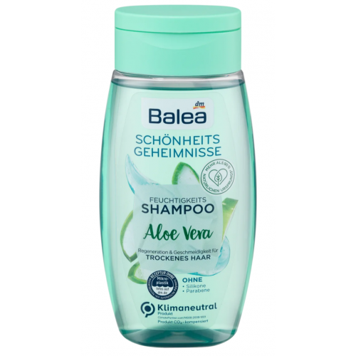 Balea, Schonheitsgeheimnisse, Feuchtigskeit Shampoo Aloe Vera (Szampon z aloesem nawilżający)
