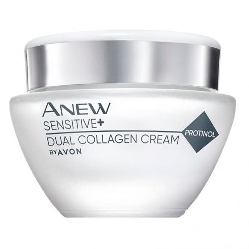Avon, Anew Sensitive +, Protinol, Dual Collagen Cream (Krem do twarzy z kolagenem)
