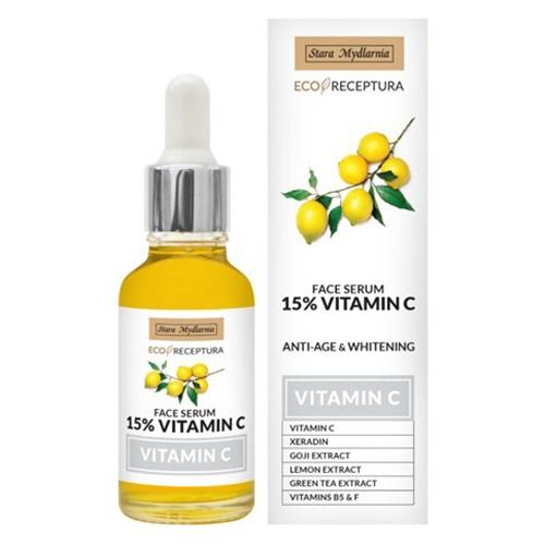 Stara Mydlarnia, ECO Receptura Vitamin C, Aktywne skoncentrowane serum do twarzy z witaminą C
