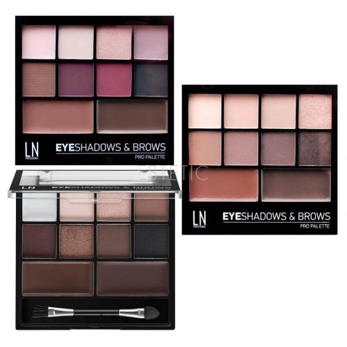 LN Pro, Eyeshadows & Brows Pro Palette Kit (Paletka do makijażu oczu i brwi)