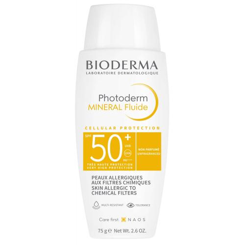 Bioderma, Photoderm Mineral Fluide SPF 50+ (Fluid mineralny do skóry wrażliwej i alergicznej)