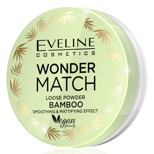 Eveline Cosmetics, Wonder Match, Bamboo Loose Powder (Bambusowy puder sypki wygładzająco-matujący)