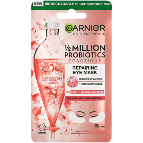 Garnier, Skin Naturals, 1/2 Million Probiotics Fractions Repairing Eye Mask (Regenerujące płatki pod oczy)