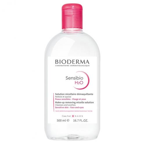Bioderma, Sensibio H2O (Płyn micelarny do oczyszczania twarzy i zmywania makijażu do cery wrażliwej)