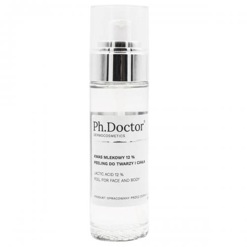 Ph. Doctor Dermocosmetics, Lactic Acid 12% Peel for Face and Body (Peeling do twarzy i ciała `Kwas mlekowy 12% `)
