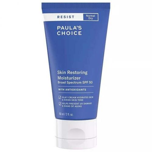 Paula`s Choice, Resist Skin Restoring Moisturizer SPF 50 (Antyoksydacyjny krem przeciwzmarszczkowy z filtrem)