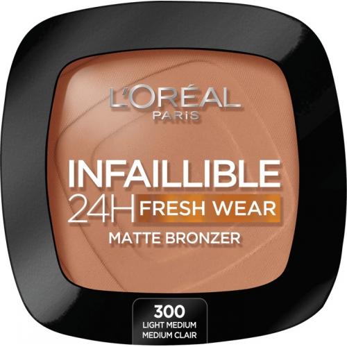 L'Oreal Paris, Infaillible 24H Fresh Wear Soft Matte Bronzer (Puder brązujący)
