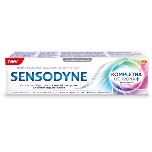 Sensodyne, Complete Protection + (Pasta do zębów Kompletna Ochrona +)
