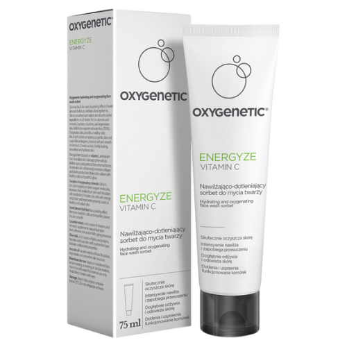 Oxygenetic, Energyze Vitamin C, Hydrating & Oxygenating Face wash Sorbet (Nawilżająco-dotleniający sorbet do mycia twarzy)