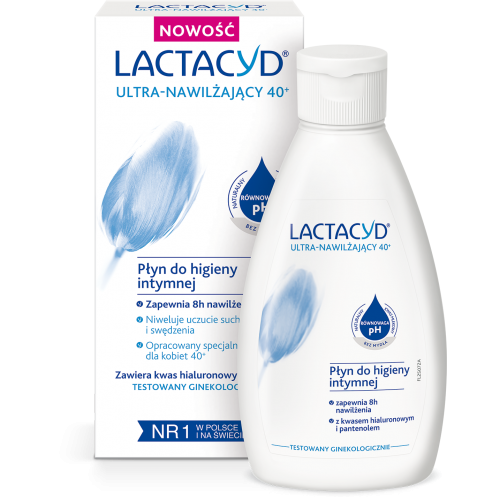 Lactacyd, Ultra - nawilżający 40+, Płyn do higieny intymnej