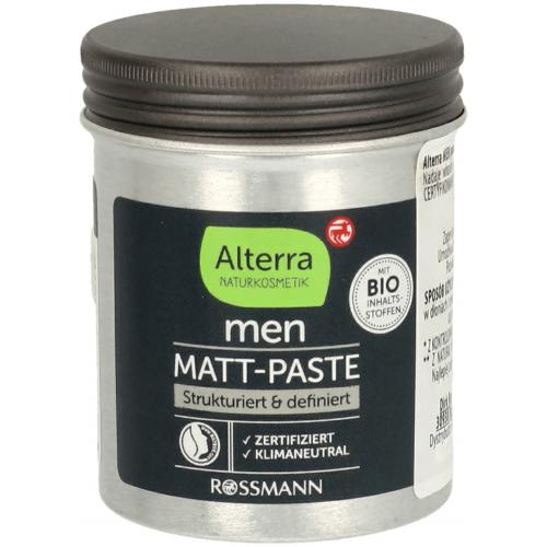 Alterra, Men, Matt-Paste (Pasta do stylizacji włosów dla mężczyzn matująca)