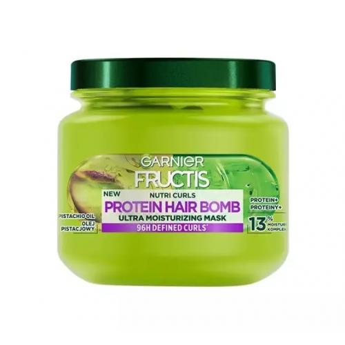 Garnier, Fructis, Nutri Curls, Protein Hair Bomb Ultra Moisturizing Mask (Nawilżająca maska do włosów kręconych)