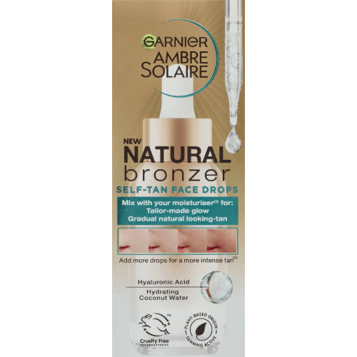 Garnier, Ambre Solaire, Natural Bronzer Self-Tan Face Drops (Kropelki samoopalające do twarzy)