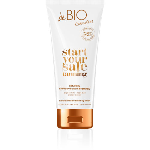 beBIO, Start Your Safe Tanning, Naturalny kremowy balsam brązujący