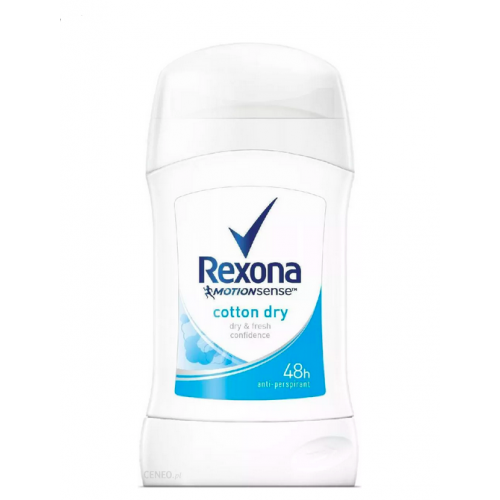 Rexona, Motionsense, Cotton Dry Anti-perspirant Stick 48h (Antyperspirant w sztyfcie dla kobiet (nowa wersja))