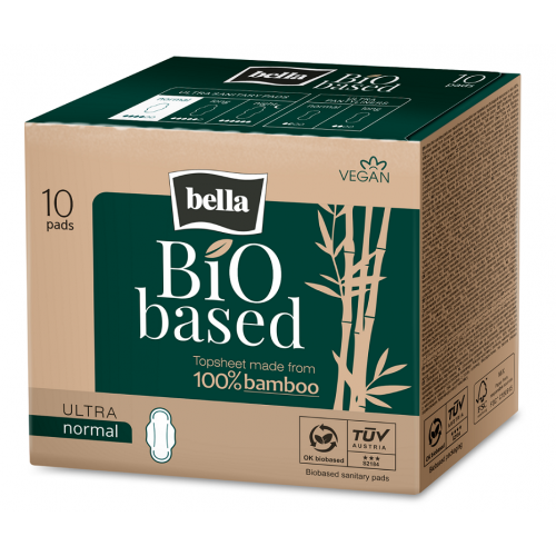 Bella, Bio Based Ultra Normal Pads 100% Bamboo (Podpaski higieniczne)
