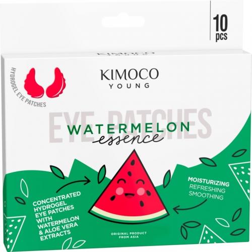 Kimoco Beauty, Young, Watermelon Essence Eye Patches (Hydrożelowe nawilżająco-odświeżające płatki pod oczy z ekstraktami z arbuza i aloesu)
