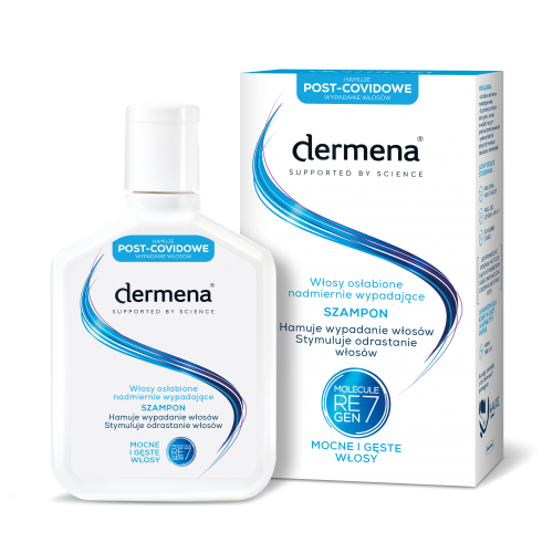 Dermena, Szampon do włosów osłabionych nadmiernie wypadających z molekułą Regen7 (nowa wersja)