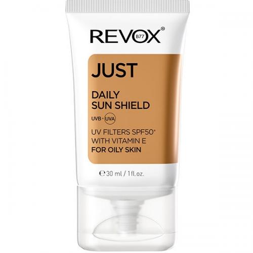 Revox, Just Daily Sun Shield for Oily Skin (Krem przeciwsłoneczny z SPF50 dla cery tłustej)