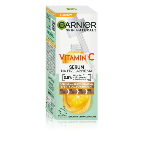 Garnier, Skin Naturals, Vitamin C, Serum na przebarwienia