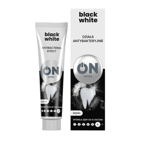 WhiteON, Black White Antibacterial, Pasta do zębów z węglem