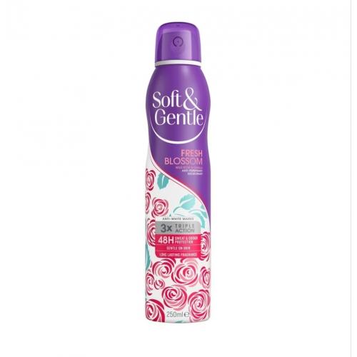 Soft & Gentle, Fresh Blossom,  48 HAnti-Perspirant Deodorant (Antyperspirant w sprayu)