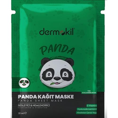 Dermokil, Panda, Sheet Mask (Panda, Maseczka do twarzy w płachcie)