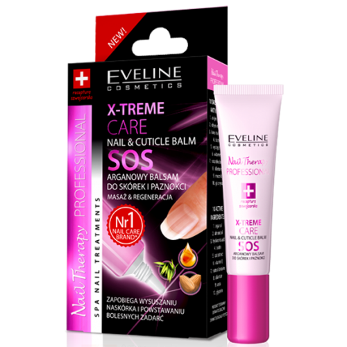 Eveline Cosmetics, X-treme Care SOS, Arganowy balsam do skórek i paznokci