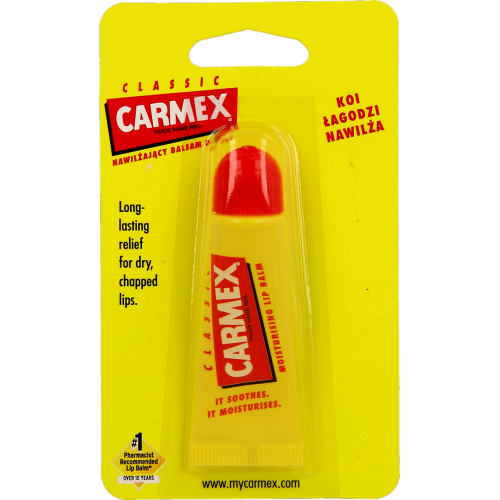 Carma Laboratories, Carmex, Moisturising Lip Balm Classic (Nawilżający balsam do ust w tubce)