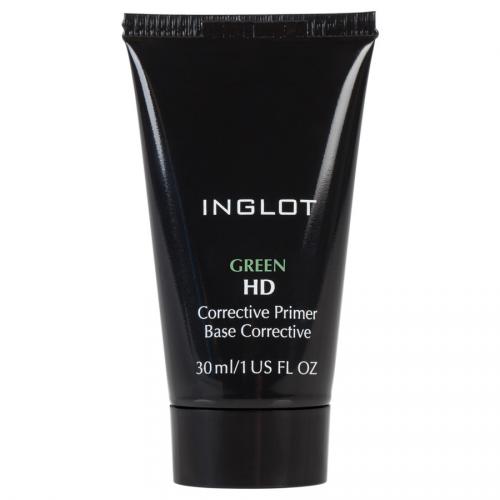 Inglot, HD Corrective Primer Green (Zielona korygująca baza pod makijaż z pigmentami)