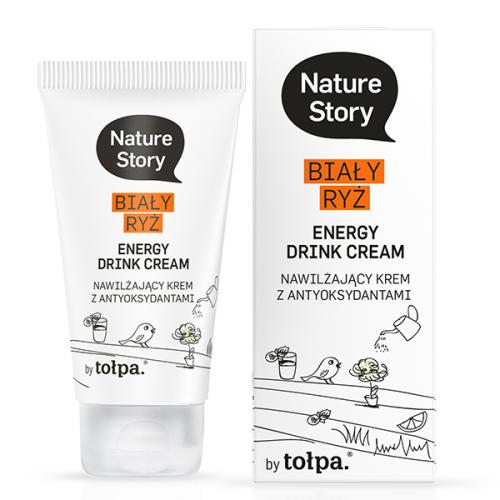 Nature Story, Energy Drink Cream `Biały ryż` (Nawilżający krem z antyoksydantami)