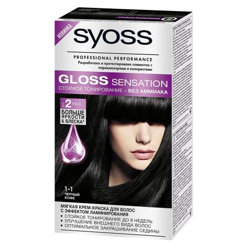 Syoss, Gloss Sensation, Krem koloryzujący bez amoniaku