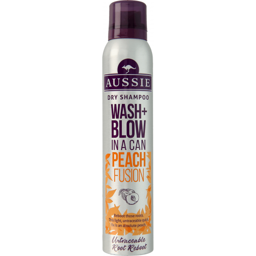 Aussie, Wash + Blow in a Can, Peach Fusion, Dry Shampoo (Suchy szampon do włosów)