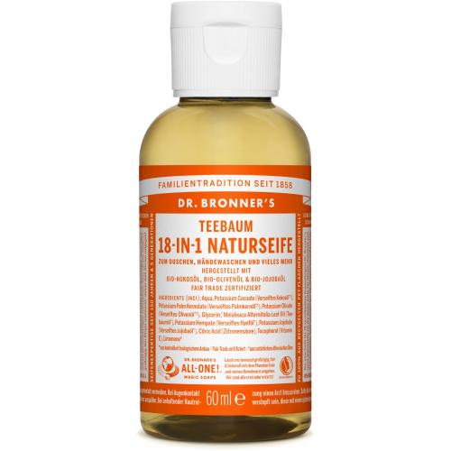 Dr. Bronner`s, 18 - in - 1 Teebaum Naturseife (Naturalne mydło w płynie z drzewem herbacianym)