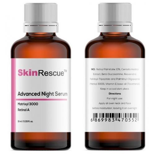 Skin Rescue, Advanced Night Serum (Serum na noc z peptydami i retinolem)