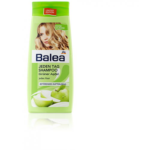 Balea, Jeden Tag Shampoo Grüner Apfel (Szampon jabłkowy do codziennego mycia włosów)
