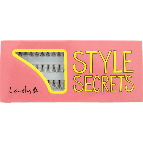 Lovely, Style Secrets, Czarne kępki do rzęs w 3 długościach