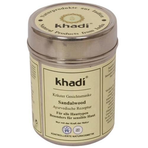 Khadi, Herbal Face Mask Sandalwood (Ziołowa maseczka sandałowa na rozszerzone pory, przebarwienia, zaczerwienienia i oparzenia)