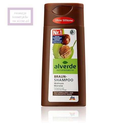 Alverde, Braun - Shampoo Walnuss Marone (Szampon do brązowych włosów z orzechem włoskim i kasztanem)