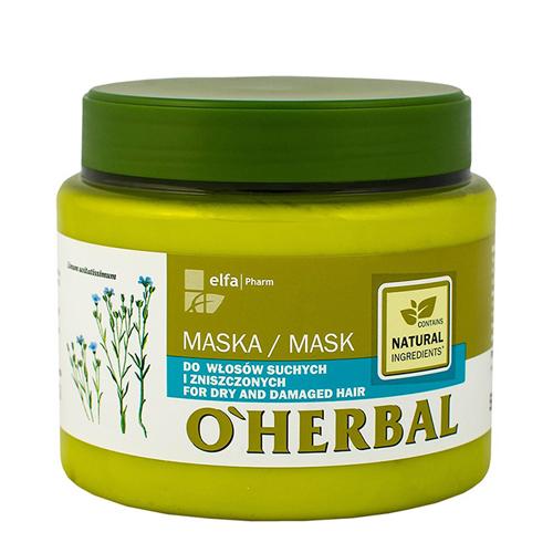 O'Herbal, Maska do włosów suchych i zniszczonych z ekstraktem z lnu