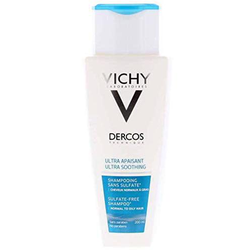 Vichy, Dercos, Ultra Soothing Shampoo for Normal to Oily Skins (Szampon ultrakojący do włosów normalnych i tłustych (stara wersja))