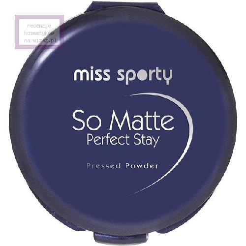 Miss Sporty, So Matte, Perfect Stay Pressed Powder (Puder do twarzy) (stara wersja)