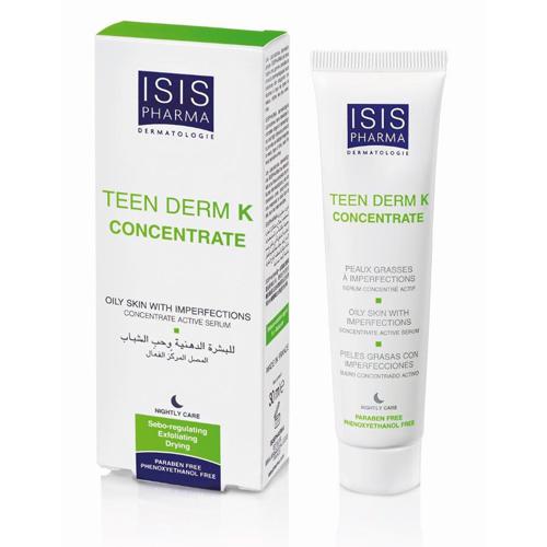 IsisPharma, Teen Derm K Concentrate (Serum keratoregulujące dla skóry tłustej i trądzikowej)
