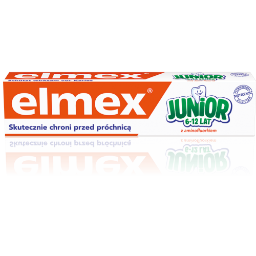 Elmex, Junior, Pasta do zębów dla dzieci od 6 do 12 lat